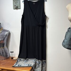 J Jill Size XL Maxi Dress Sleeveless Stylish Sassy 🖤 the perfect summer dress